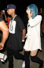 KYLIE JENNER Arrives at 1Oak in Los Angeles 08/28/2015