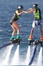 KYLIE JENNER Having Fun on Vacation in St. Barts 08/19/2015