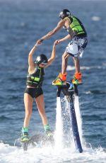 KYLIE JENNER Having Fun on Vacation in St. Barts 08/19/2015