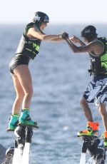 KYLIE JENNER Having Fun on Vacation in St. Barts 08/19/2015