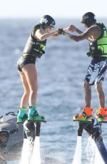 KYLIE JENNER Having Fun on Vacation in St. Barts 08/19/2015