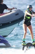 KYLIE JENNER Having Fun on Vacation in St. Barts 08/19/2015