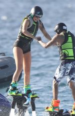 KYLIE JENNER Having Fun on Vacation in St. Barts 08/19/2015