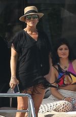 KYLIE JENNER Having Fun on Vacation in St. Barts 08/19/2015