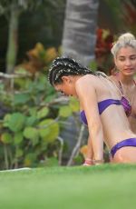 KYLIE JENNER in Bikini at a Pool in Punta Mita 08/10/2015