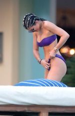 KYLIE JENNER in Bikini at a Pool in Punta Mita 08/10/2015