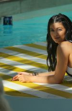 KYLIE JENNER in Swimsuit on the Set of a Photoshoot in St. Barts 08/18/2015