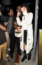 KYLIE JENNER Leaves The Nice Guy in West Hollywood 08/26/2015