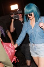 KYLIE JENNER Night Out in Hollywood 08/29/2015