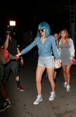 KYLIE JENNER Night Out in Hollywood 08/29/2015