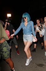 KYLIE JENNER Night Out in Hollywood 08/29/2015