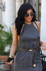 KYLIE JENNER Out and About in Los Angeles 07/31/2015