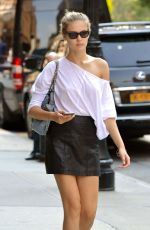 LADA KRAVCHENKO Out and About in New York 08/26/2015