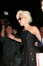 LADY GAGA Leaves Pump Restaurant in West Hollywood 08/24/2015