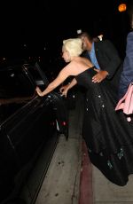 LADY GAGA Leaves Pump Restaurant in West Hollywood 08/24/2015