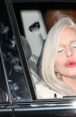 LADY GAGA Leaves The Beverly Wilshire Four Seasons Hotel 08/13/2015