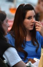 LANA DEL REY Night Out in Portofino 08/02/2015