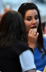 LANA DEL REY Night Out in Portofino 08/02/2015