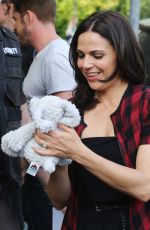 LANAPARRILLA on the Set of Once Upon a Time 08/26/2015