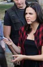LANAPARRILLA on the Set of Once Upon a Time 08/26/2015