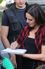 LANAPARRILLA on the Set of Once Upon a Time 08/26/2015