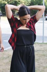 LANAPARRILLA on the Set of Once Upon a Time 08/26/2015