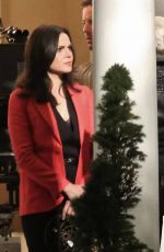 LANAPARRILLA on the Set of Once Upon a Time 08/26/2015