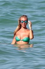 LAURA CREMASCHI in Bikini at a Beach in Miami 08/12/2015