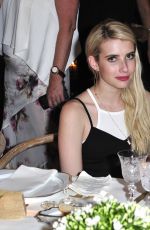 LEA MICHELE at Emma Roberts