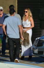 LEANN RIMES Arrives at Nobu in Los Angeles 08/14/2015