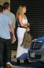 LEANN RIMES Arrives at Nobu in Los Angeles 08/14/2015