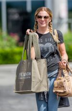 LEANN RIMES in Leggings Leaves Erehwon Market in Los Angeles 07/30/2015