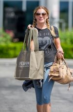 LEANN RIMES in Leggings Leaves Erehwon Market in Los Angeles 07/30/2015