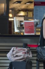 LENA GERCKE Enjoys a Smoke at a Train Station in Berlin 08/21/2015