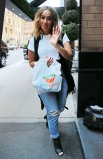 LEONA LEWIS Out for Lunch in New York 07/29/2015