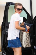 LILY COLLINS Out and About in Beverly Hills 08/25/2015