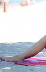LISA OPIE in Bikini at a Beach in Miami 08/13/2015