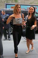 LUCY HALE Arrives at NBC Studios in New York 08/06/2015