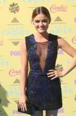 LUCY HALE at 2015 Teen Choice Awards in Los Angeles