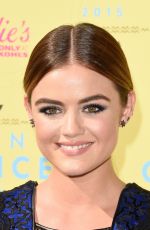 LUCY HALE at 2015 Teen Choice Awards in Los Angeles