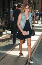 LUCY HALE Leaves Her Hotel in New York 08/07/2015