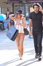 LUCY HALE Shopping at The Grove in West Hollywood 08/19/2015