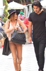 LUCY HALE Shopping at The Grove in West Hollywood 08/19/2015