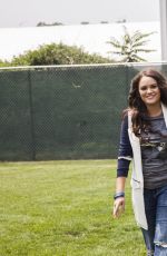 MADISON PETTIS on the Set of NFL