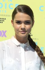 MAIA MITCHELL at 2015 Teen Choice Awards in Los Angeles