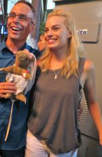 MARGOT ROBBIE at Suicide Squad Wrap Party in Toronto