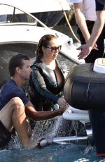 MARIAH CAREY in Wetsuit in Italy 06/21/2015