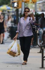 MARISA TOMEI Out Shopping in New York 08/12/2015