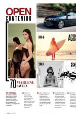 MARLENA FAVELA in Open Magazine, Mexico August 2015 Issue