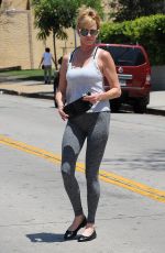 MELANIE GRIFFITH in Tights Out in Beverly Hills 07/31/2015